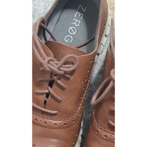 Cole Haan Women ZeroGrand Sneaker Shoe Woodbury Leather-Ivory W14476 Size 9.5 B - Picture 10 of 10